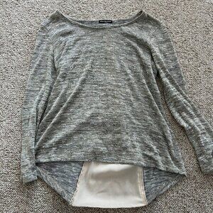 🎀 Buy 2 Get 1 Free 🎀 Cha Cha Vente S Lightweight Sweater Gray Cream Zipper